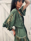 Kimono – Green / Gold - VIAMAJA.DK
