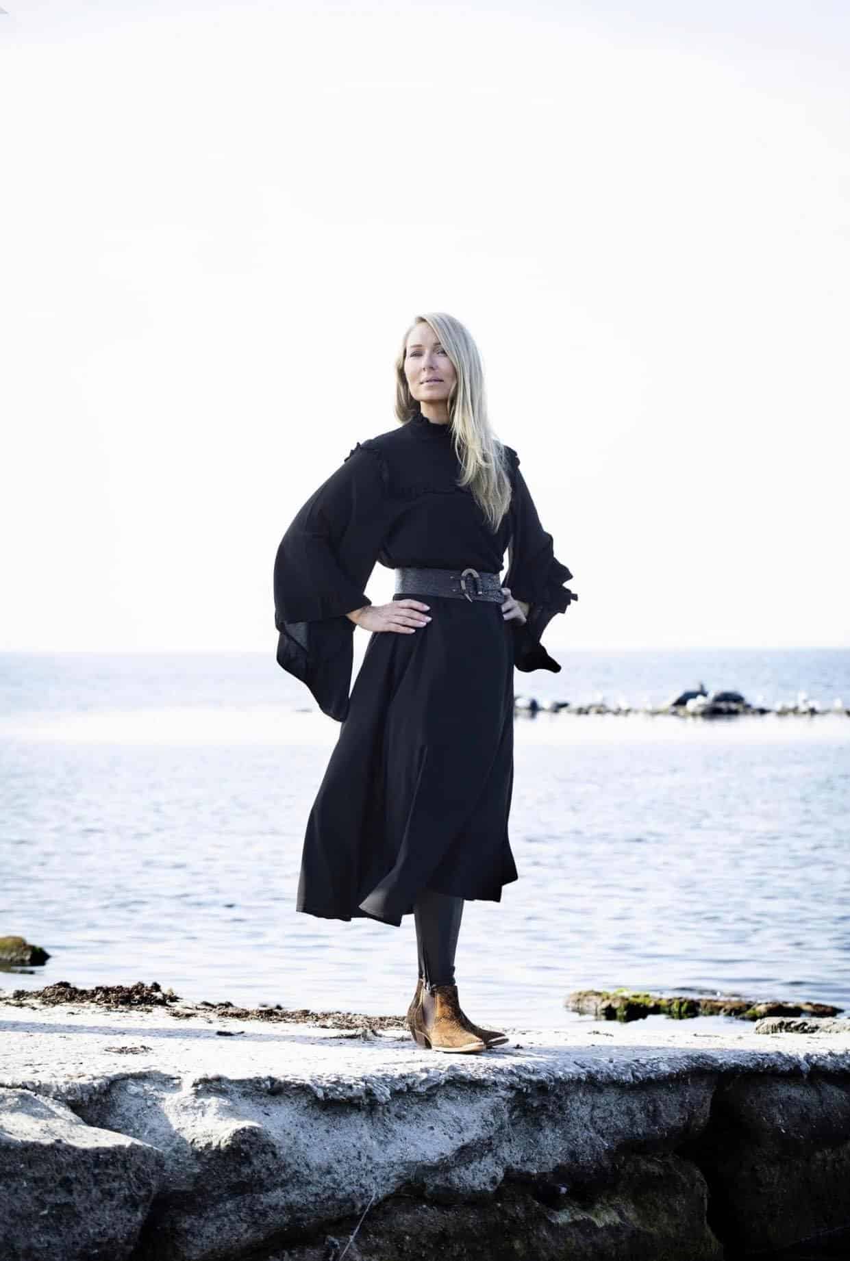 Kjole - Black Misty - VIAMAJA.DK