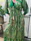 Kjole Boheme Green - VIAMAJA.DK