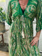 Kjole Boheme Green - VIAMAJA.DK