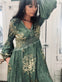 Kjole – Green / gold - VIAMAJA.DK