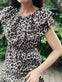 Kjole LANA off shoulder Leo - VIAMAJA.DK