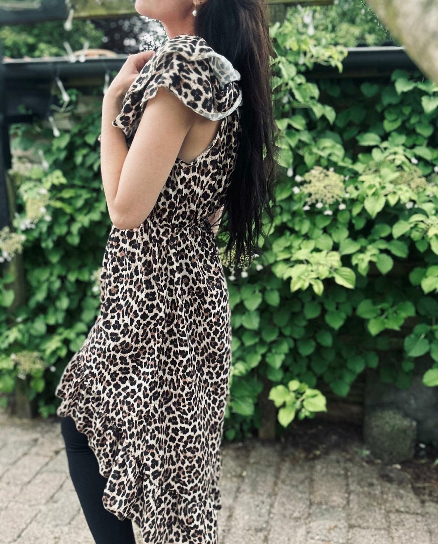 Kjole LANA off shoulder Leo - VIAMAJA.DK