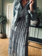 Kjole m. Smock – Dusty blue - VIAMAJA.DK