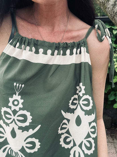 Kjole Mila green - VIAMAJA.DK