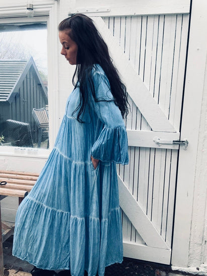Kjole Silena blue - VIAMAJA.DK