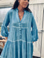 Kjole Silena blue - VIAMAJA.DK