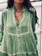 Kjole Silena green - VIAMAJA.DK