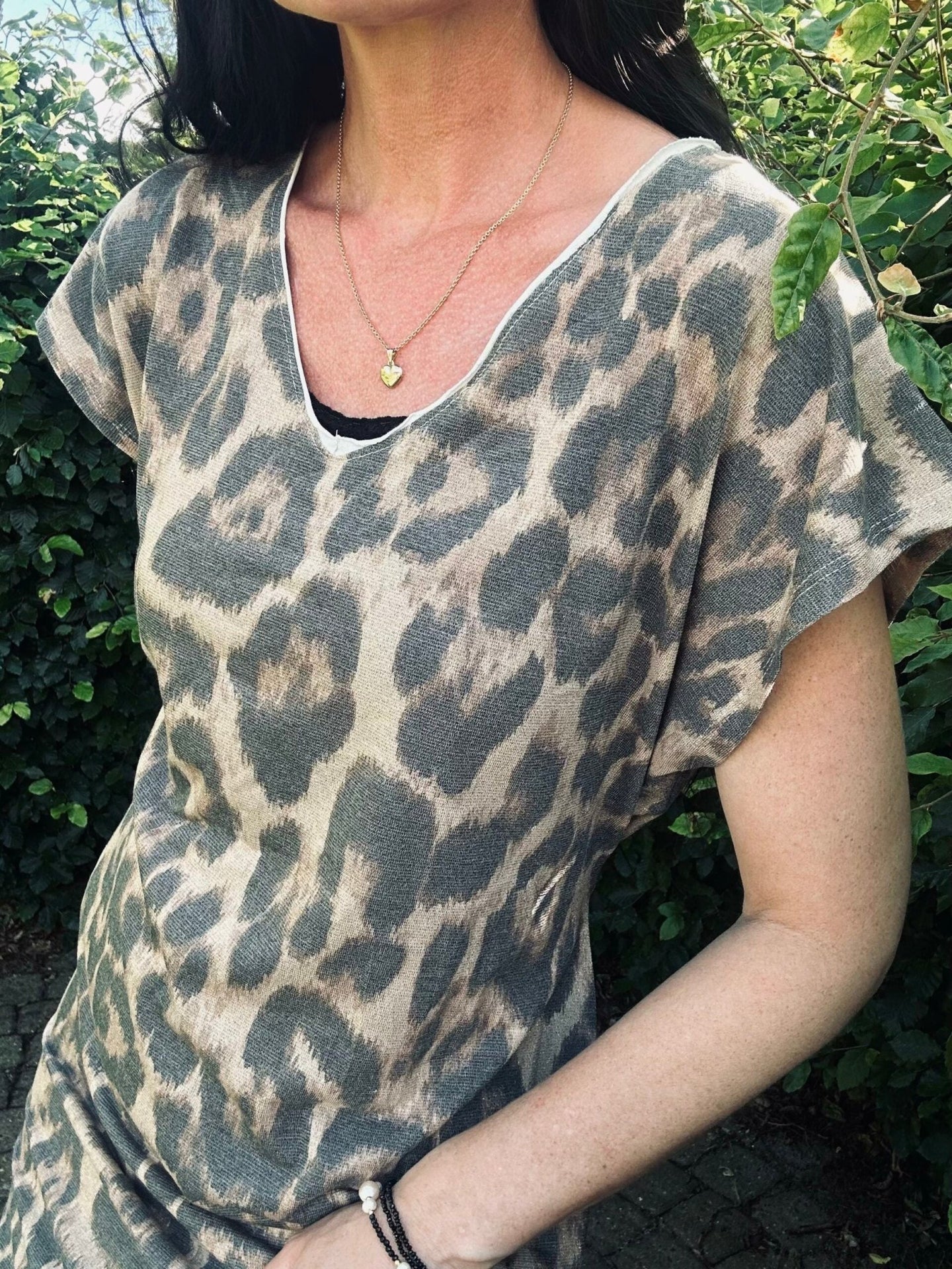 Kjole Soft leopard - VIAMAJA.DK