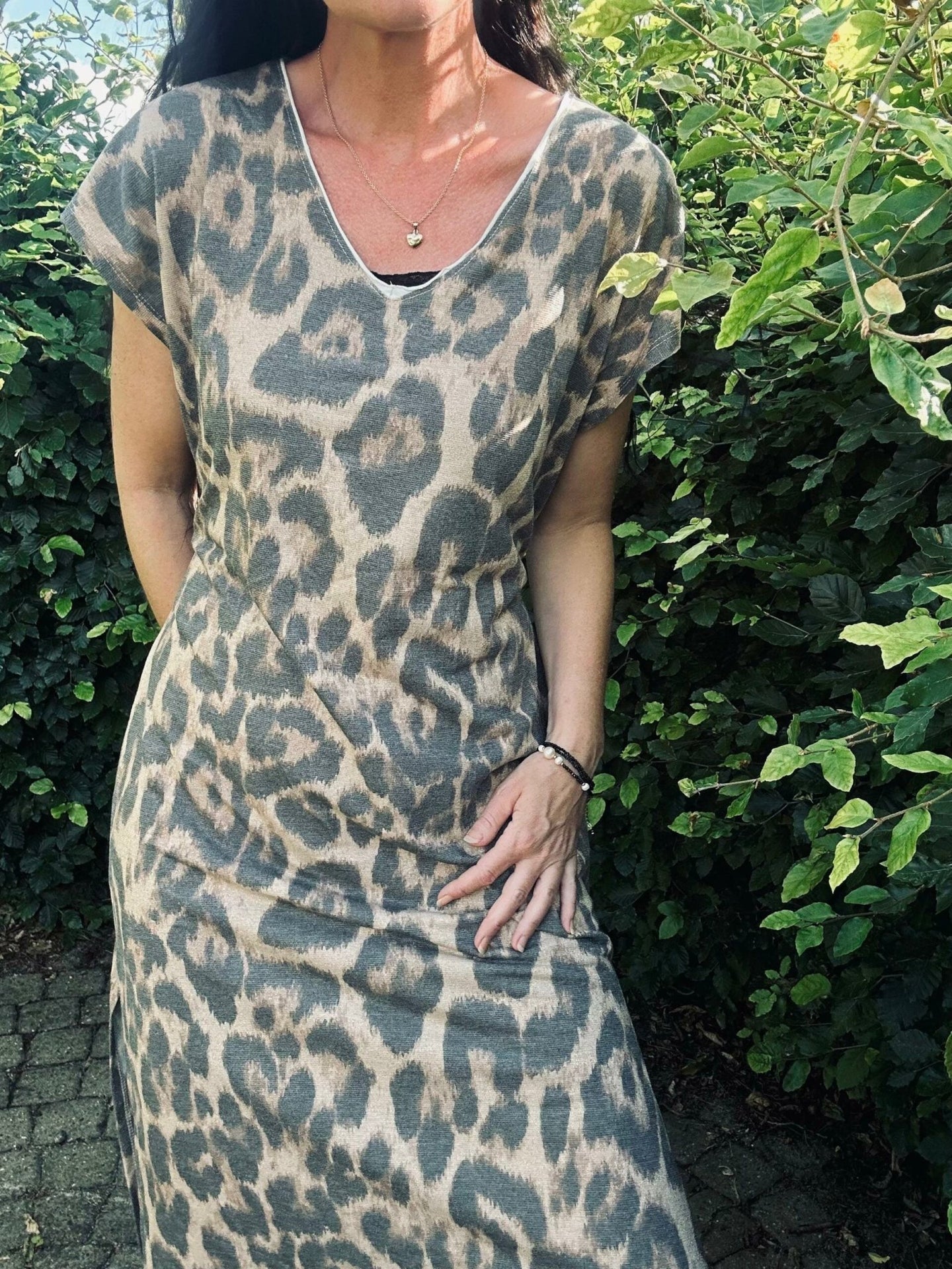 Kjole Soft leopard - VIAMAJA.DK