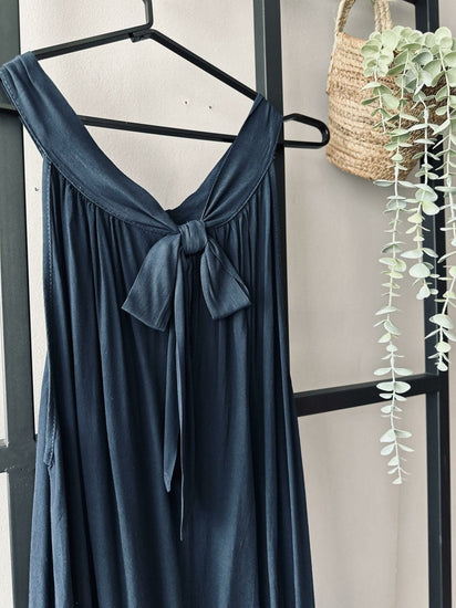 Kjole – Summer Navy - VIAMAJA.DK