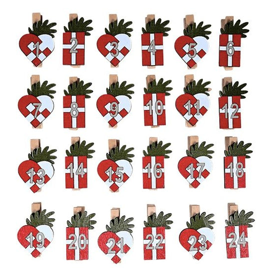 Klemmer til pakkekalender - VIAMAJA.DK
