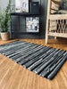 Kludeteppe / Baderomsmatte – Svart mix