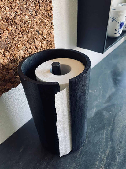 Køkkenrulleholder, Sort - VIAMAJA.DK