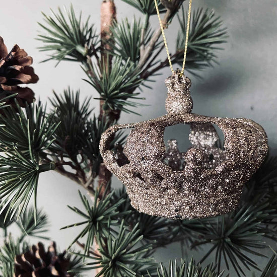 Kongekrone glimmer champagne - VIAMAJA.DK