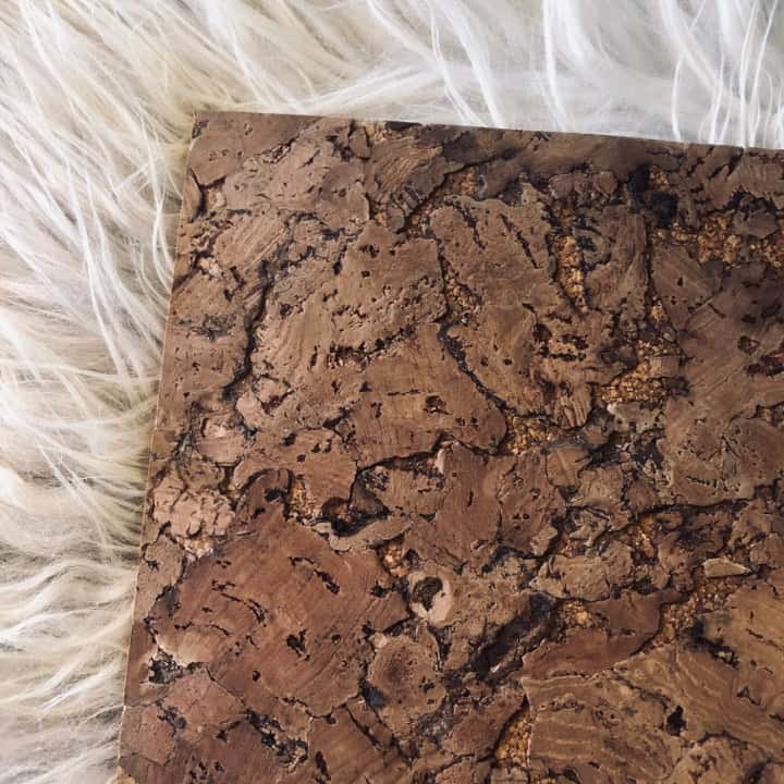kork underlag / dækkeserviet – Stor Mocca - VIAMAJA.DK