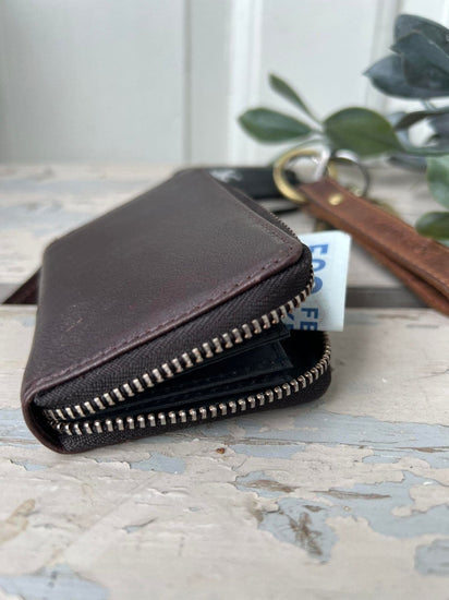 Kreditkortholder - BROWN Leather - VIAMAJA.DK