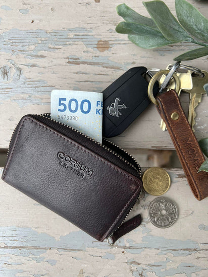 Kreditkortholder - BROWN Leather - VIAMAJA.DK