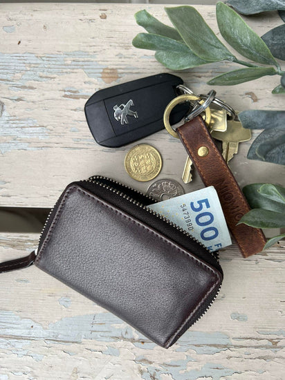 Kreditkortholder - BROWN Leather - VIAMAJA.DK