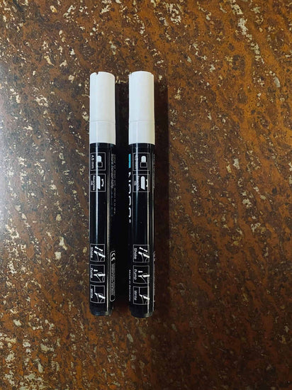 Kridt marker- 4 mm // Hvid - VIAMAJA.DK