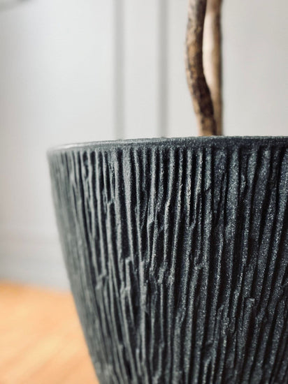 Krukke i plast - Riflet Koks H 40 cm - VIAMAJA.DK