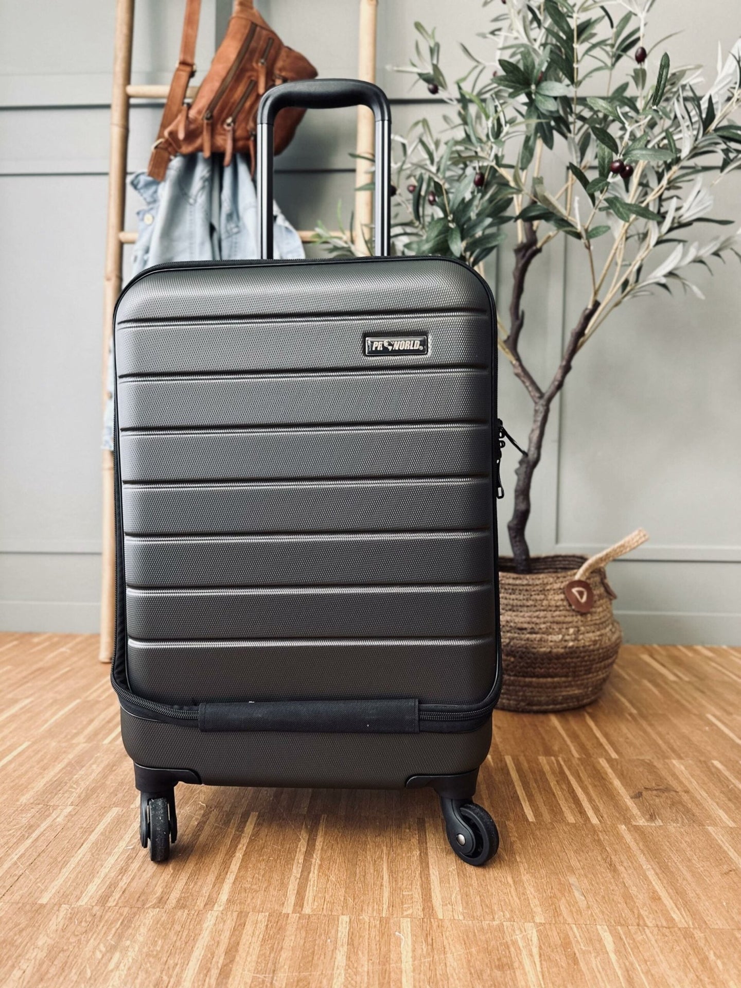 Kuffert med laptop rum – Dark grey - VIAMAJA.DK