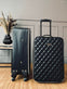 Kuffert sæt af 2 stk - Black Quilted - VIAMAJA.DK