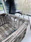 Kurv / kasse i kraftig rattan - Lille - VIAMAJA.DK