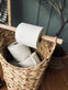 Kurv m. toiletpapirholder – Lys Natur - VIAMAJA.DK