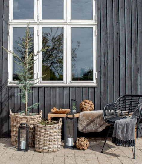 Kurvesæt med 2 store kurve - m. plastik indvendig - VIAMAJA.DK