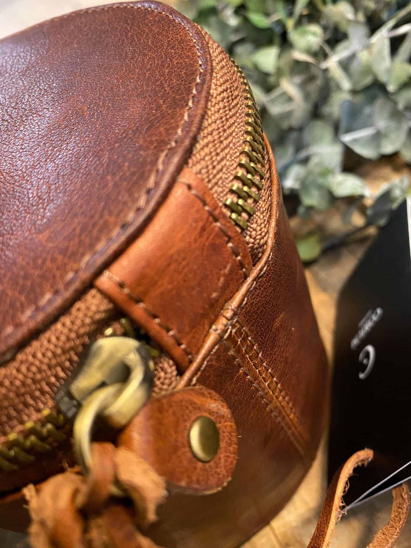 Læder box , Lille – Cognac - VIAMAJA.DK