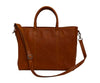 Skinnveske – Shopper eller laptopveske – Cognac buffelskinn