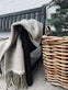 Lækker varm plaid – Mocca / Sand - VIAMAJA.DK