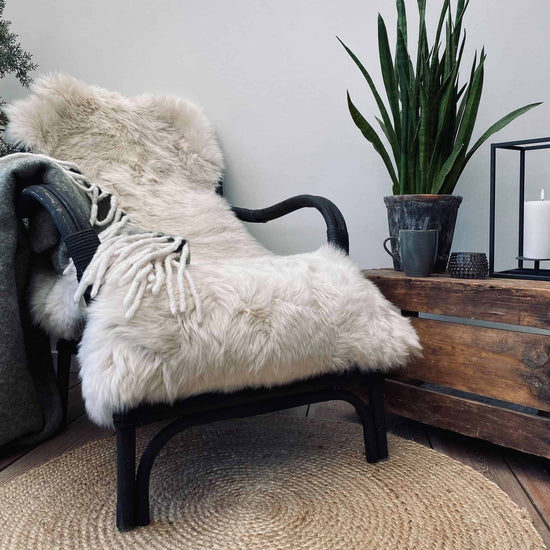 Lammeskind - Lys Beige 140cm - VIAMAJA.DK