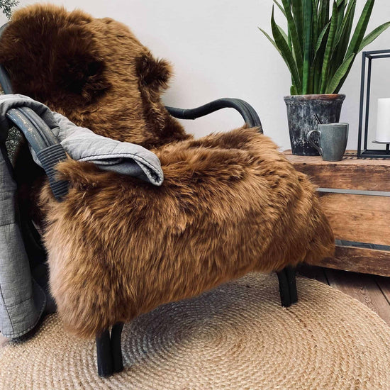 Lammeskind – XL Brun 140cm - VIAMAJA.DK