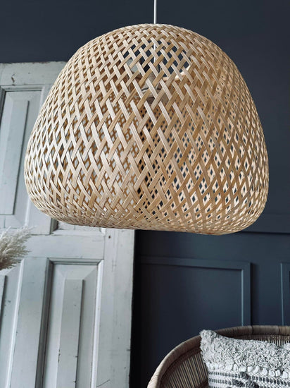 Lampe bambus – Dia 45cm - VIAMAJA.DK