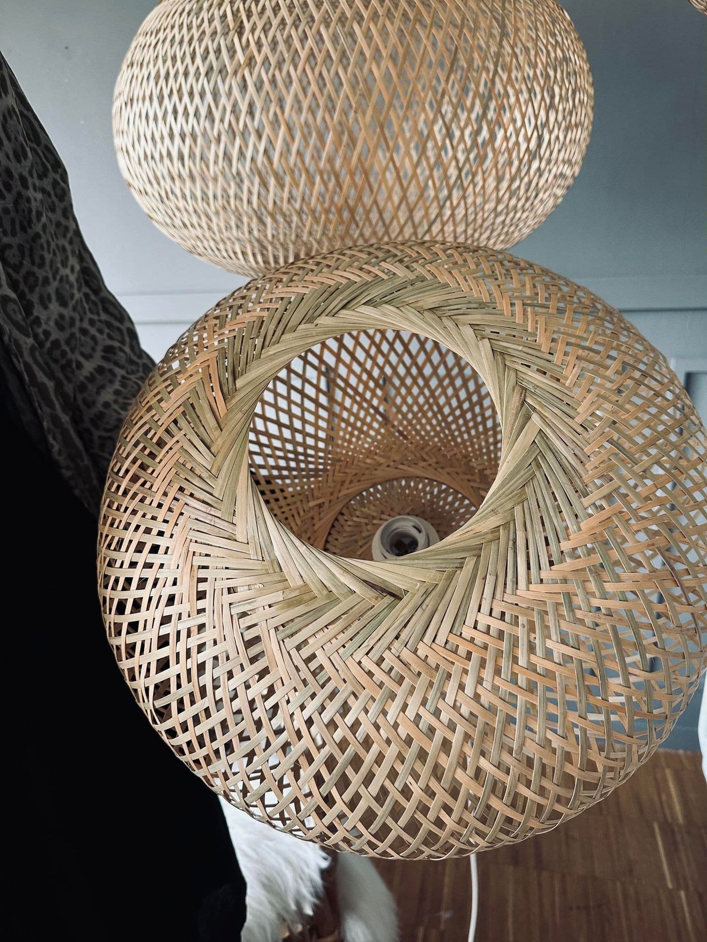 Lampe bambus - Dia 60cm - VIAMAJA.DK