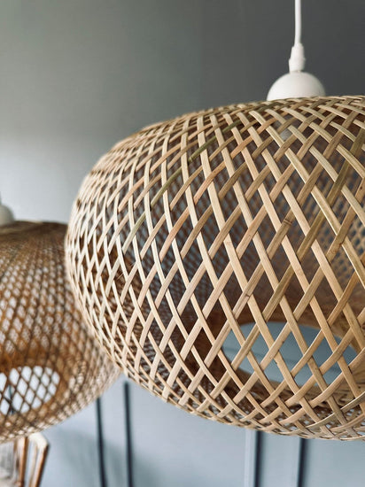 Lampe bambus - Dia 60cm - VIAMAJA.DK