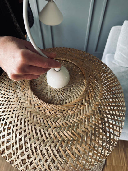 Lampe bambus - Dia 60cm - VIAMAJA.DK