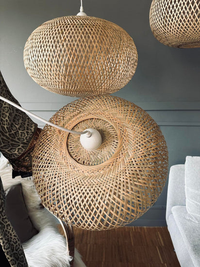 Lampe bambus - Dia 60cm - VIAMAJA.DK