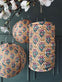 Lampe cylinder med solceller – Flower Orange - VIAMAJA.DK