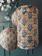 Lampe cylinder med solceller – Flower Orange - VIAMAJA.DK
