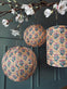 Lampe cylinder med solceller – Flower Orange - VIAMAJA.DK