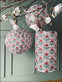 Lampe cylinder med solceller – Flower Rose - VIAMAJA.DK