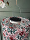 Lampe cylinder med solceller – Flower Rose - VIAMAJA.DK