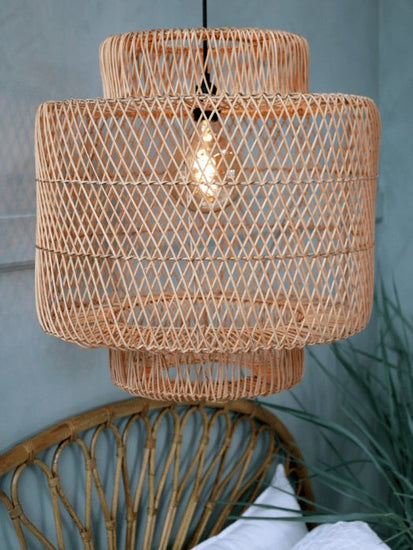 Lampe i rattan - BIG SIZE - VIAMAJA.DK