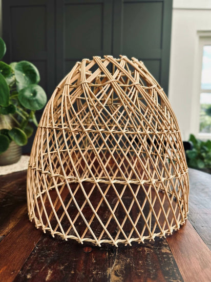 Lampeskærm Rattan - VIAMAJA.DK