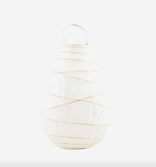 Lanterne, Drop, Hvid 30CM - VIAMAJA.DK
