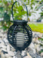 Lanterne med solceller – Black - VIAMAJA.DK