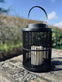 Lanterne med solceller - Black design - VIAMAJA.DK